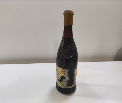Bottiglia vino barolo 1964 - barolo,