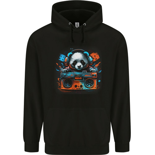 Felpa con cappuccio uomo panda - felpa,
