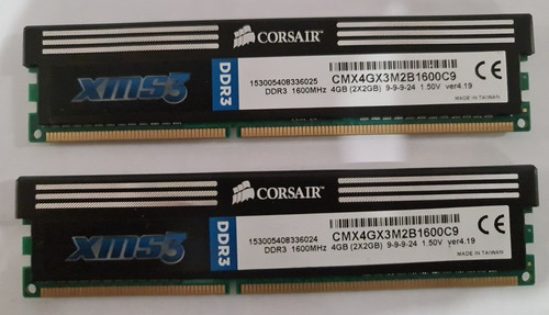 Kit ram corsair - 4gb, 2