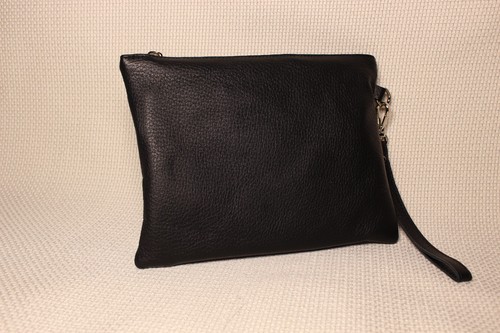 Borsello vera pelle - vera, nero