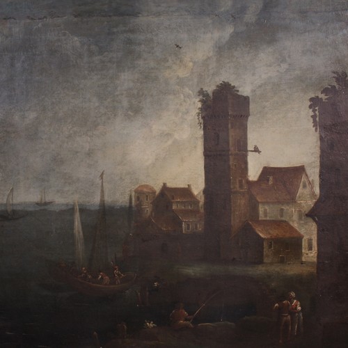 Antico dipinto francese
