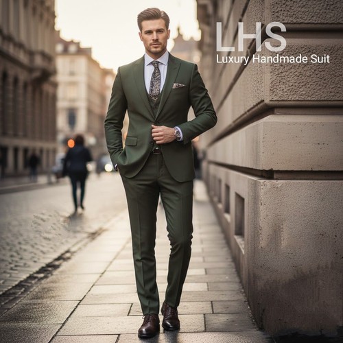 Abito verde lusso - di, su