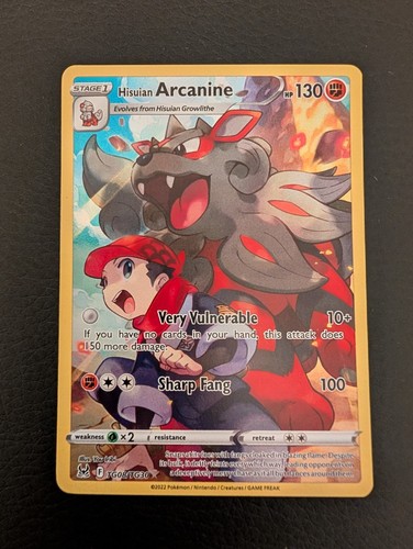 Hisuian arcanine tg08 - hisuian, tg08/tg30