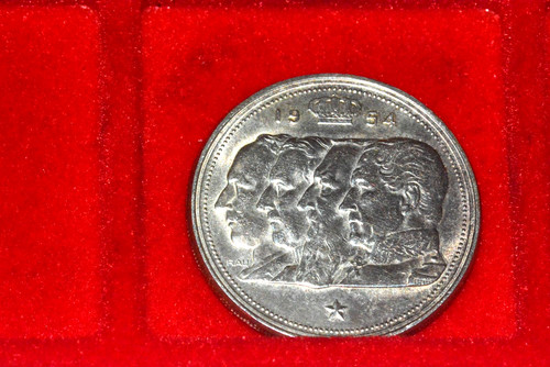 Belgio moneta argento da - moneta,