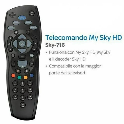 Telecomando decoder sky e - hd,
