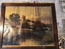 Cornice Antica Con Stampa