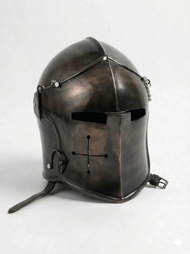 Elmetto barbuta artigianale - elmetto,