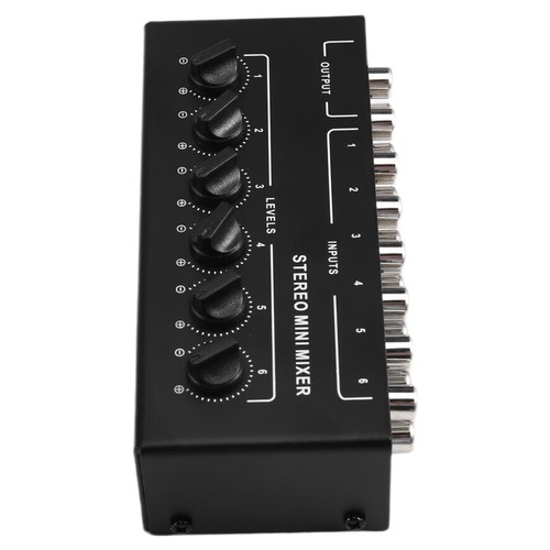 Mixer passivo stereo - stereo, 6