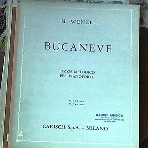 Spartito wenzel bucaneve - spartito,