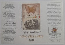 ETICHETTA VINO DELLA PACE 1996