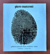 PIERO MANZONI mostra a cura Germano Celant - Bucarelli.  1971 Roma