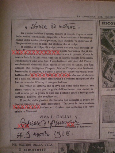 Gabriele annunzio donec - donec, ad