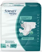 Serenity Soft Dry confezione 60 Pannoloni Slip a Mutandina SUPER XL  per Anziani