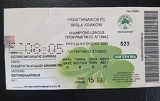 BIGLIETTO PANATHINAIKOS WISLA