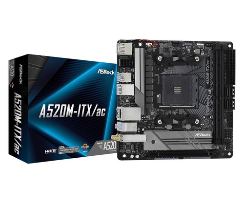 Asrock a520m itx presa - a520m-itx/ac,