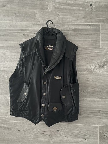 Gilet vintage harley davidson - gilet,