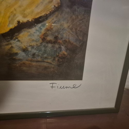 Litografia fiume 80x50 - litografia,
