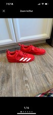 Scarpe Adidas Powerlifting rosse taglia 10,5