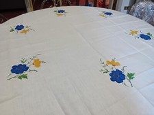 Tovaglia Rotonda In Puro Lino