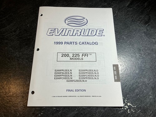 1999 evinrude 200 225 hp - 200,