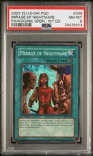 YUGIOH PSA 8 2003 Miraggio