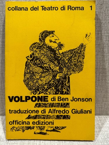 Volpone ben jonson officine - ben, ed