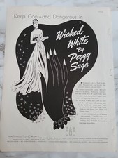 1939  Peggy Sage  Wicked white
