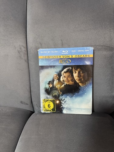 Hugo cabret steelbook blu - hugo, blu-ray