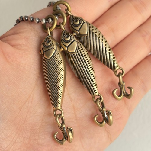 Collana portachiavi esca pesca - collana,