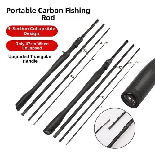 Canna pesca di carbonio - canna,