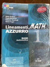 Lineamenti. Math- Azzurro -Base Matematica