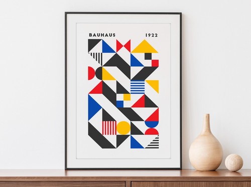 Stampa artistica geometrica