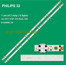 KIT 2 BARRE STRIP 6 LED TV