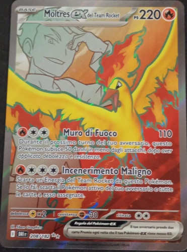 Moltres team rocket 208 182 - rocket, 208/182