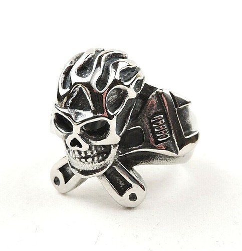 Anello teschio chiavi - anello, e