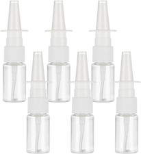Flacone Spray Nasale Vuoto Da 6 Pezzi Da 10 Ml,Nebulizzatore Ricaricabile, Con I