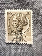 Italia, 20 Lire, Francobollo