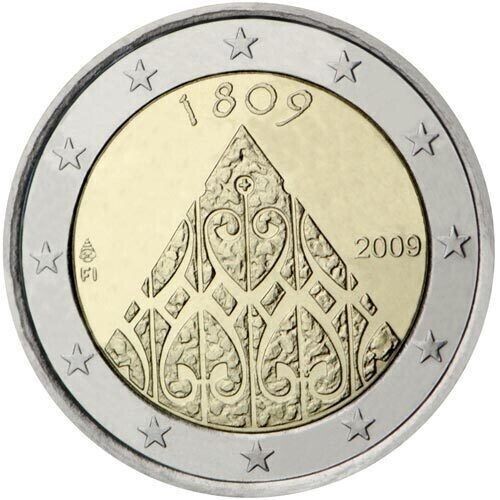 Finlandia moneda 2 euros - -,