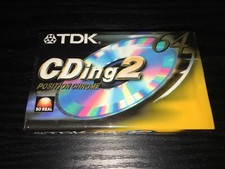 TDK CD ING2 64 CHROME CASSETTA