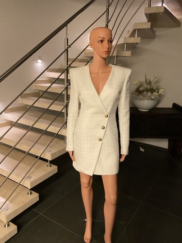 Abito balmain bianco - balmain, bianco/ecru