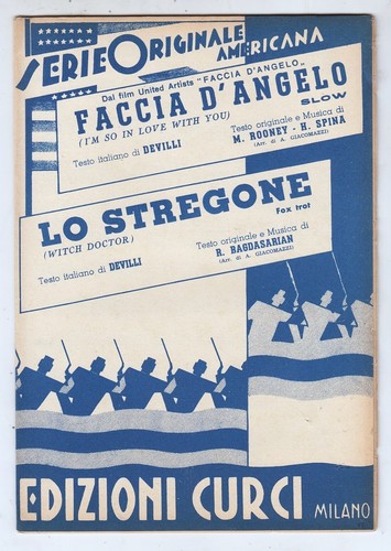 Spartito faccia angelo - faccia, film