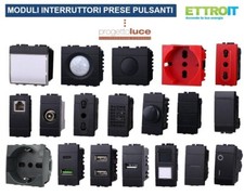 SERIE BTICINO FRUTTI LIVING INTERNATIONAL COMPATIBILE PRESA SCHUKO PULSANTE USB 