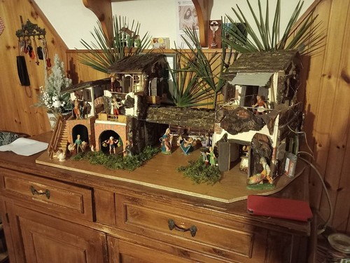 Capanna per presepe legno - presepe, in