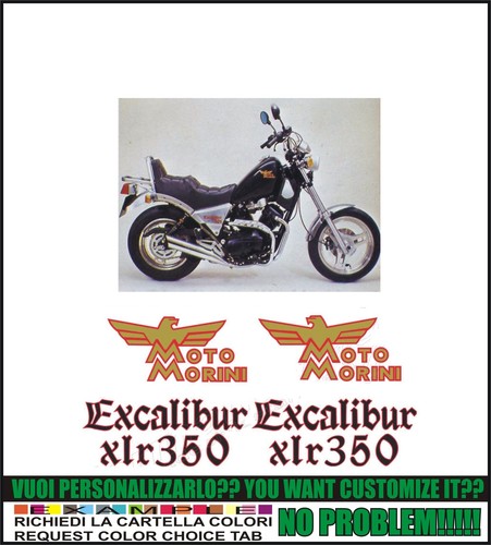 Adesivi excalibur xlr 350 kit - adesivi,