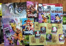 VERSUS 1 variant+ 1/4 regular+TENKAICHI 1/8 +omaggi+shikicard star comics manga