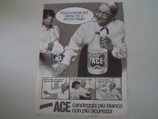 advertising Pubblicità 1982 DETERSIVO ACE CANDEGGINA E LA NONNA