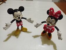 Pupazzi TOPOLINO e MINNIE - EuroDisney anni 80' Gomma con anima in ferro