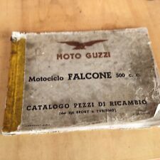 Moto D’epoca. Catalogo Pezzi Di Ricambio Motociclo  Guzzi  Falcone 500
