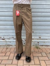 Pantalone svasato elegante anni 70 polsino made in Italy fondo di magazzino con etichette