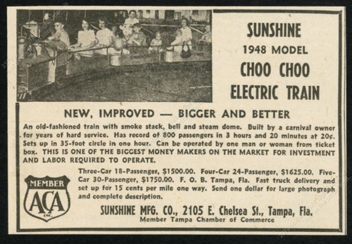 1948 sunshine choo - sunshine, treno